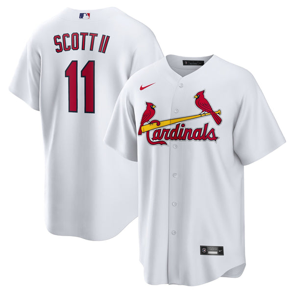 St. Louis Cardinals Victor Scott II Nike White Home Replica Jersey