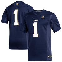 #1 FIU Panthers adidas Replica Football Jersey - Navy