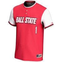 #1 Ball State Cardinals GameDay Greats Lightweight Softball Jersey - Cardinal