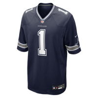 Dallas Cowboys Number 1 Groom Nike Navy Game Jersey