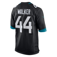 Jacksonville Jaguars Travon Walker Nike Black Player Game Jersey