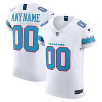 Tennessee Titans Nike White Vapor F.U.S.E. Elite Custom Jersey