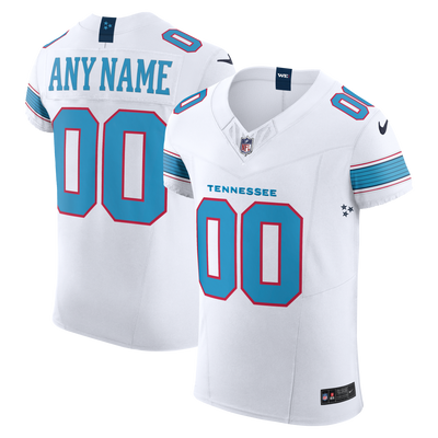 Tennessee Titans Nike White Vapor F.U.S.E. Elite Custom Jersey