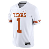 #1 Texas Longhorns Nike Game Jersey - White