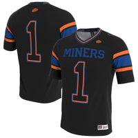 UTEP Miners GameDay Greats Lightweight Collegiate Football Blackout Fashion Jersey
