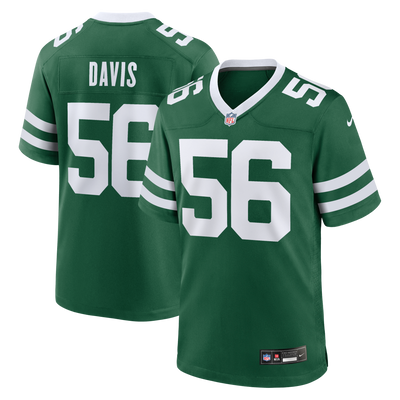 New York Jets Demario Davis Nike Legacy Green Team Game Jersey