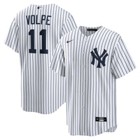 New York Yankees Anthony Volpe Nike White Home Replica Player Jersey