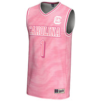 #1 South Carolina Gamecocks GameDay Greats Lightweight Basketball Jersey - Pink