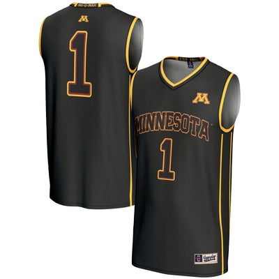 #1 Minnesota Golden Gophers GameDay Greats Lightweight Basketball Jersey - Black