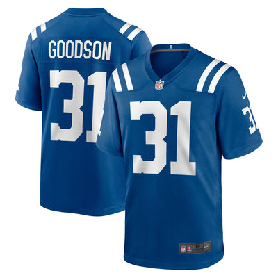 Indianapolis Colts Tyler Goodson Nike Royal Game Jersey