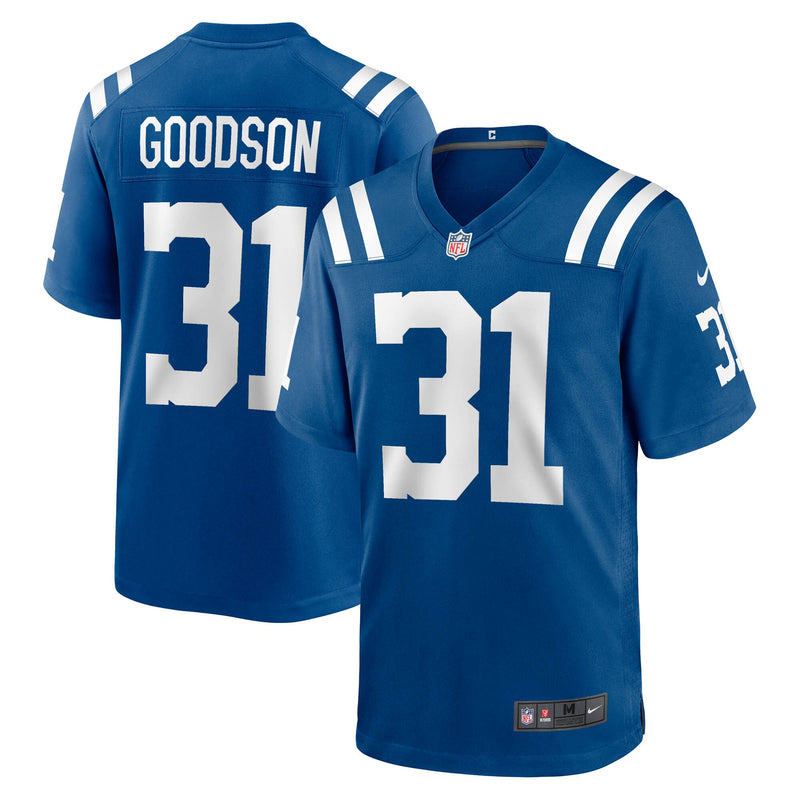 Indianapolis Colts Tyler Goodson Nike Royal Game Jersey
