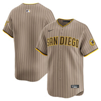 San Diego Padres Nike Khaki Alternate Limited Jersey
