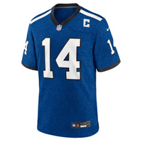Indianapolis Colts Alec Pierce Nike Blue Alternate Game Jersey
