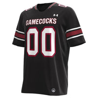 South Carolina Gamecocks Under Armour Custom Replica Football Jersey - Black