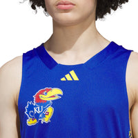 #00 Kansas Jayhawks adidas Black History Month Basketball Jersey - Royal/Red