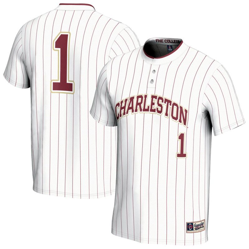 Charleston Cougars GameDay Greats Lightweight Collegiate Softball Fashion Jersey - White