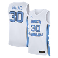 Jordan Brand Rasheed Wallace White North Carolina Tar Heels Replica Basketball Jersey