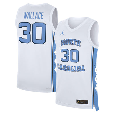 Jordan Brand Rasheed Wallace White North Carolina Tar Heels Replica Basketball Jersey