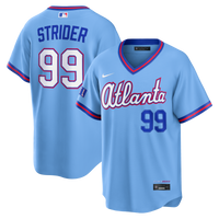 Atlanta Braves Spencer Strider Nike Powder Blue 2026 City Connect Stadium Jersey