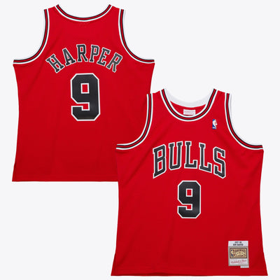 Chicago Bulls Mitchell & Ness Ron Harper 1997 Dark Authentic Jersey - Scarlet
