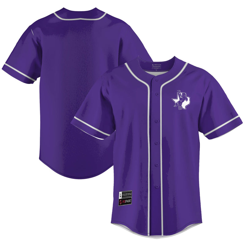 Tarleton State Texans GameDay Greats Lightweight Baseball Jersey - Purple