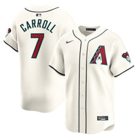 Arizona Diamondbacks Corbin Carroll Nike White Home Limited Player Jersey