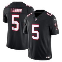 Atlanta Falcons Drake London Nike Black Alternate Throwback Vapor F.U.S.E. Stitched Limited Jersey