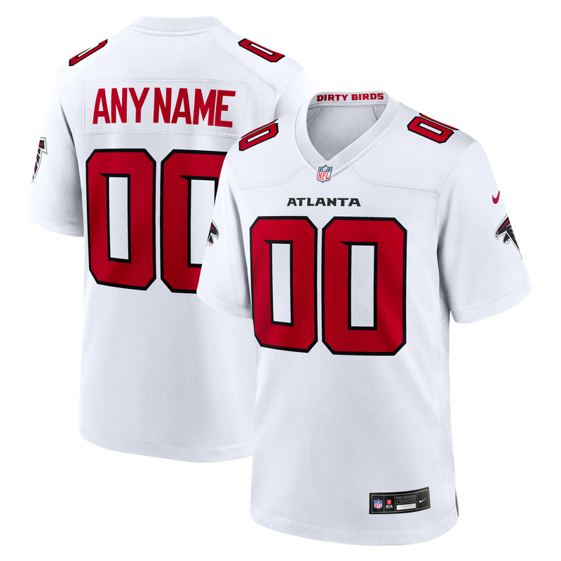 Atlanta Falcons Nike White Custom Game Jersey