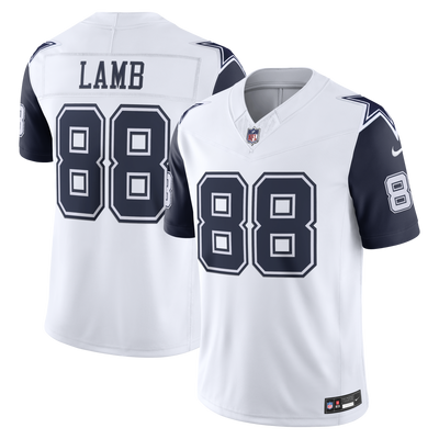 Dallas Cowboys CeeDee Lamb Nike White Alternate Vapor F.U.S.E. Stitched Limited Jersey