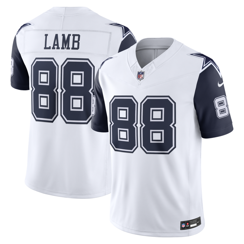 Dallas Cowboys CeeDee Lamb Nike White Alternate Vapor F.U.S.E. Stitched Limited Jersey