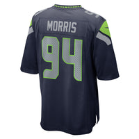 Seattle Seahawks Mike Morris Nike College Navy Game Jersey