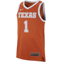 #1 Texas Longhorns Nike Replica Jersey - Burnt Orange
