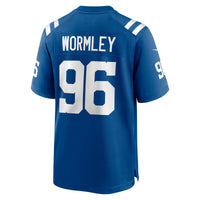 Indianapolis Colts Chris Wormley Nike Royal Team Game Jersey