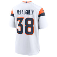 Denver Broncos Jaleel McLaughlin Nike White Game Jersey