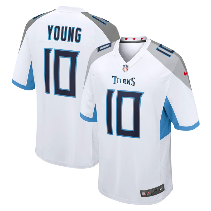 Tennessee Titans Vince Young Nike White Retired Player Game Jersey