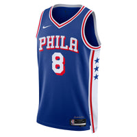 Philadelphia 76ers Nike Icon Edition Swingman Jersey - Royal - Paul George -