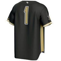 #1 UCF Knights GameDay Greats Lightweight Baseball Jersey - Black