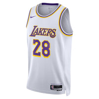 Los Angeles Lakers Nike Association Edition Swingman Jersey - White - Rui Hachimura -