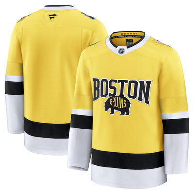 Boston Bruins Fanatics Gold 2026 NHL Stadium Series Premium Jersey