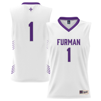 #1 Furman Paladins GameDay Greats Lightweight Basketball Jersey - White