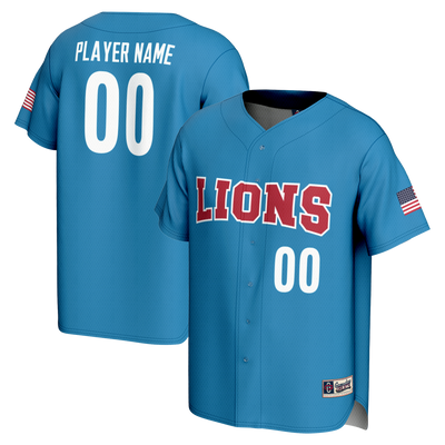 Loyola Marymount Lions GameDay Greats NIL Pick-A-Player Lightweight Baseball Jersey - Blue