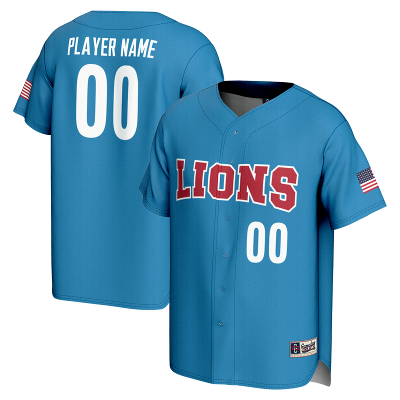 Loyola Marymount Lions GameDay Greats NIL Pick-A-Player Lightweight Baseball Jersey - Blue