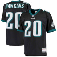 Philadelphia Eagles Brian Dawkins Mitchell & Ness Black Big & Tall 2004 Retired Player Replica Jersey