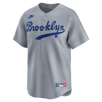 Brooklyn Dodgers Nike Gray Cooperstown Collection Limited Jersey