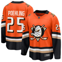 Anaheim Ducks Ryan Poehling Fanatics Orange Home Breakaway Jersey
