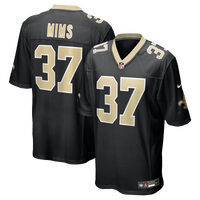 New Orleans Saints Jordan Mims Nike Black Team Game Jersey