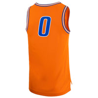 #0 Boise State Broncos Nike Retro Replica Basketball Jersey - Orange