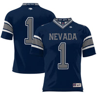 #1 Nevada Wolf Pack GameDay Greats Endzone Football Jersey - Navy