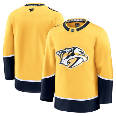Nashville Predators Fanatics Yellow Home Premium Jersey