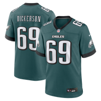 Philadelphia Eagles Landon Dickerson Nike Midnight Green Team Game Jersey